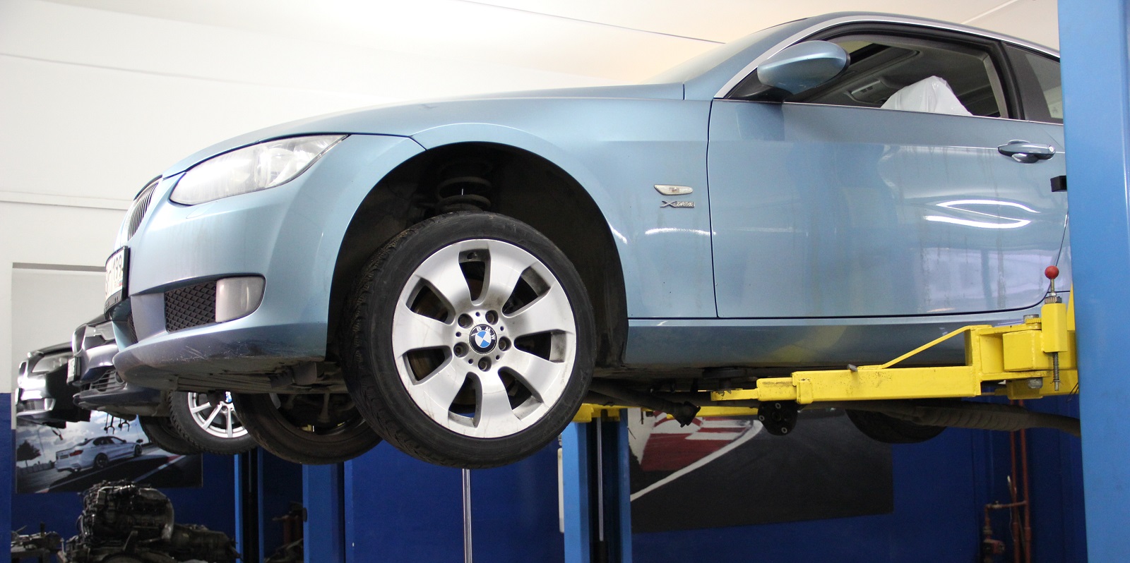 Замена подвесного карданного вала БМВ