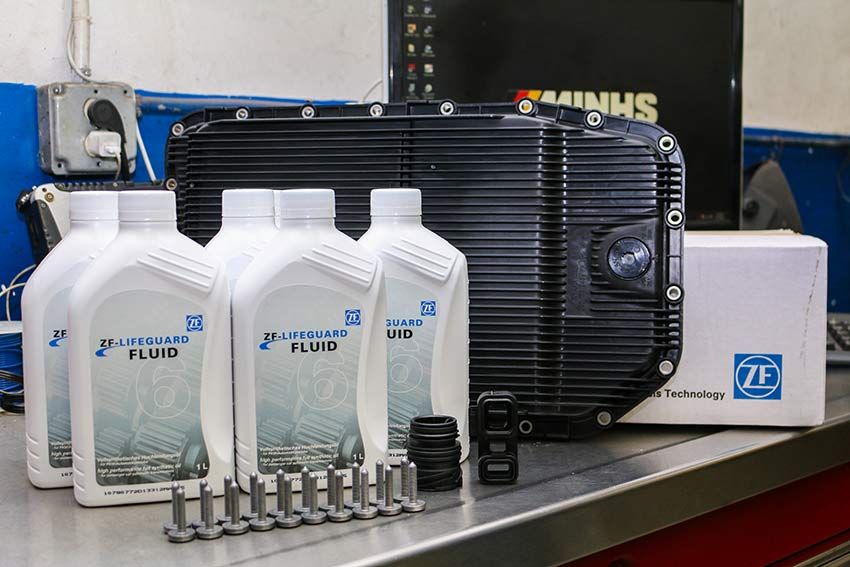 Замена фильтра в АКПП БМВ