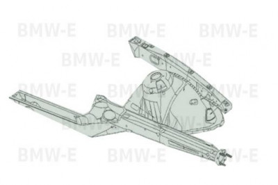 Лонжерон левый БМВ Е39
