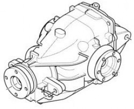Редуктор заднего моста БМВ Х3 Е83 - 3,64
