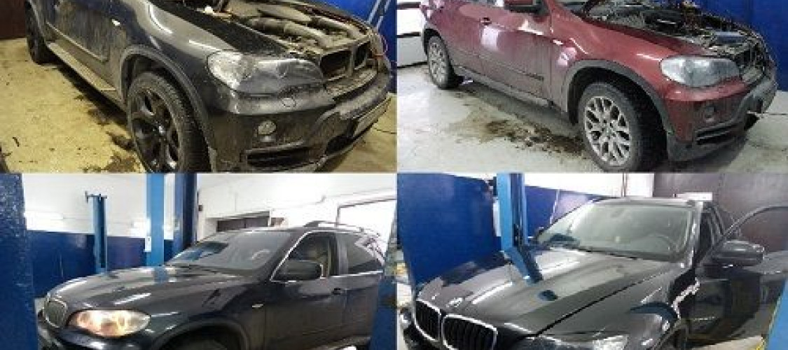 Галерея работ по ремонту БМВ Х5 Х6